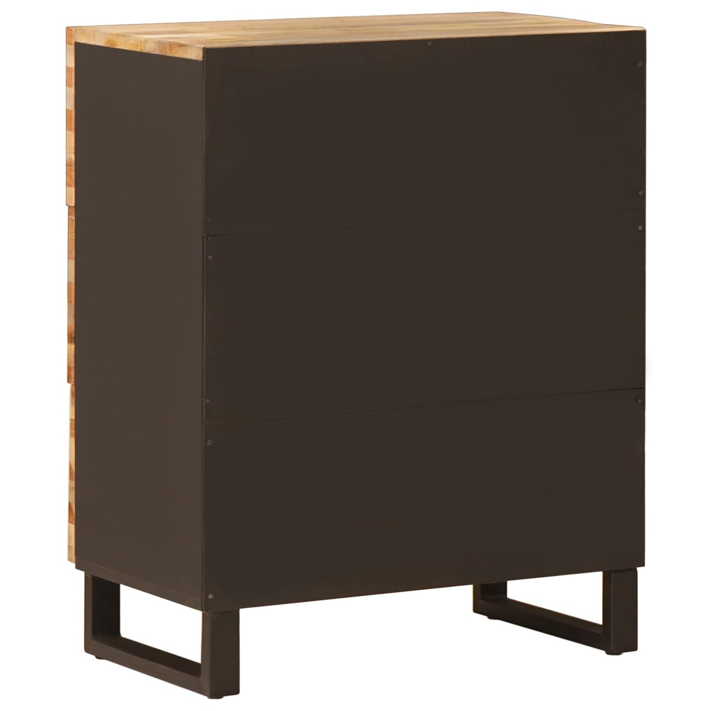 Aufbewahrungs-Sideboard Braun 60 x 33 x 75 cm Massivholz Mango