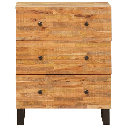 Aufbewahrungs-Sideboard Braun 60 x 33 x 75 cm Massivholz Mango