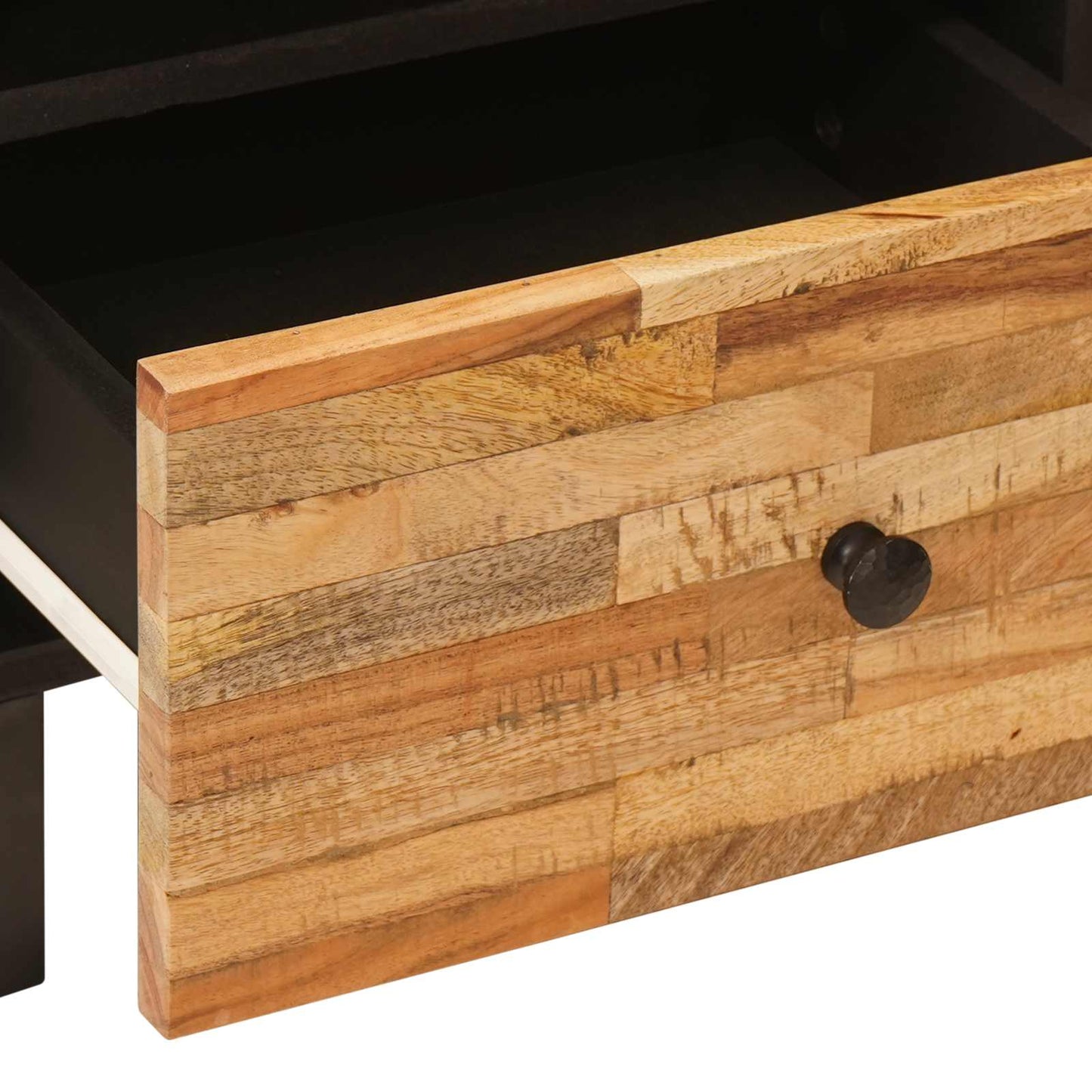 vidaXL Bettkasten Braun 40 x 33 x 46 cm Massivholz Mango