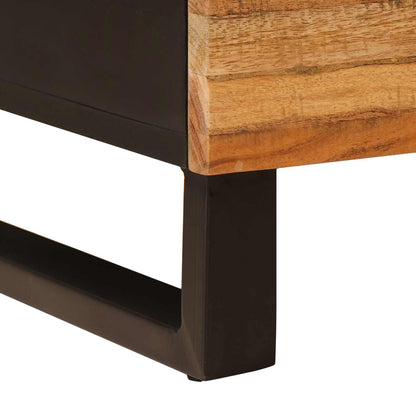 vidaXL Bettkasten Braun 40 x 33 x 46 cm Massivholz Mango
