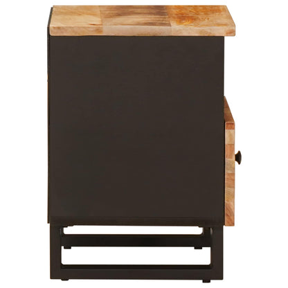 vidaXL Bettkasten Braun 40 x 33 x 46 cm Massivholz Mango