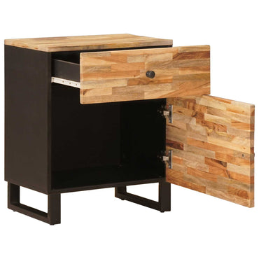 vidaXL Bettkasten Braun 50 x 33 x 60 cm Massivholz Mango