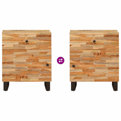 Bettkasten Braun 50 x 33 x 60 cm Massivholz Mango