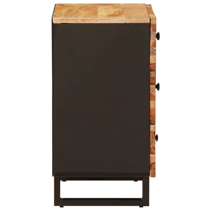 vidaXL Bettkasten Braun 50 x 33 x 62 cm Massivholz Mango