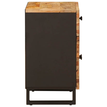 vidaXL Bettkasten Braun 50 x 33 x 60 cm Massivholz Mango