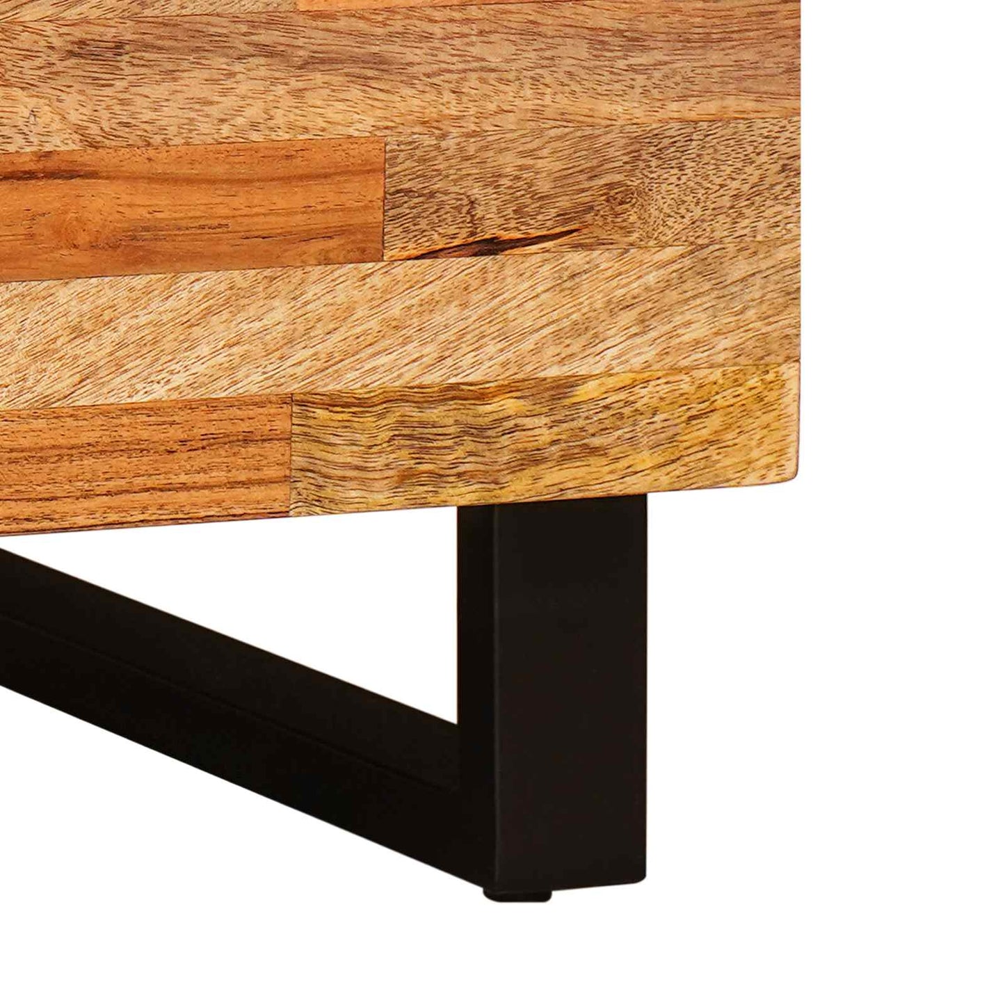 vidaXL Couchtisch Braun 100 x 54 x 40 cm Massivholz Mango