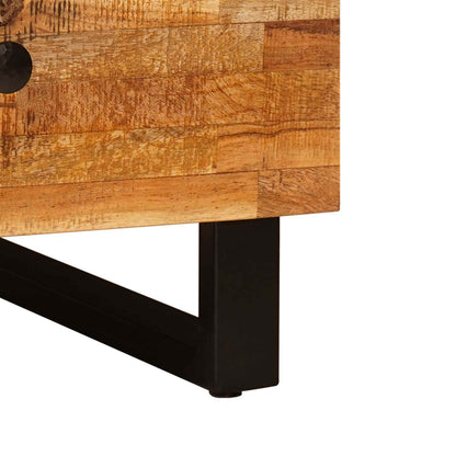 vidaXL Couchtisch Braun 80 x 54 x 40 cm Massivholz Mango