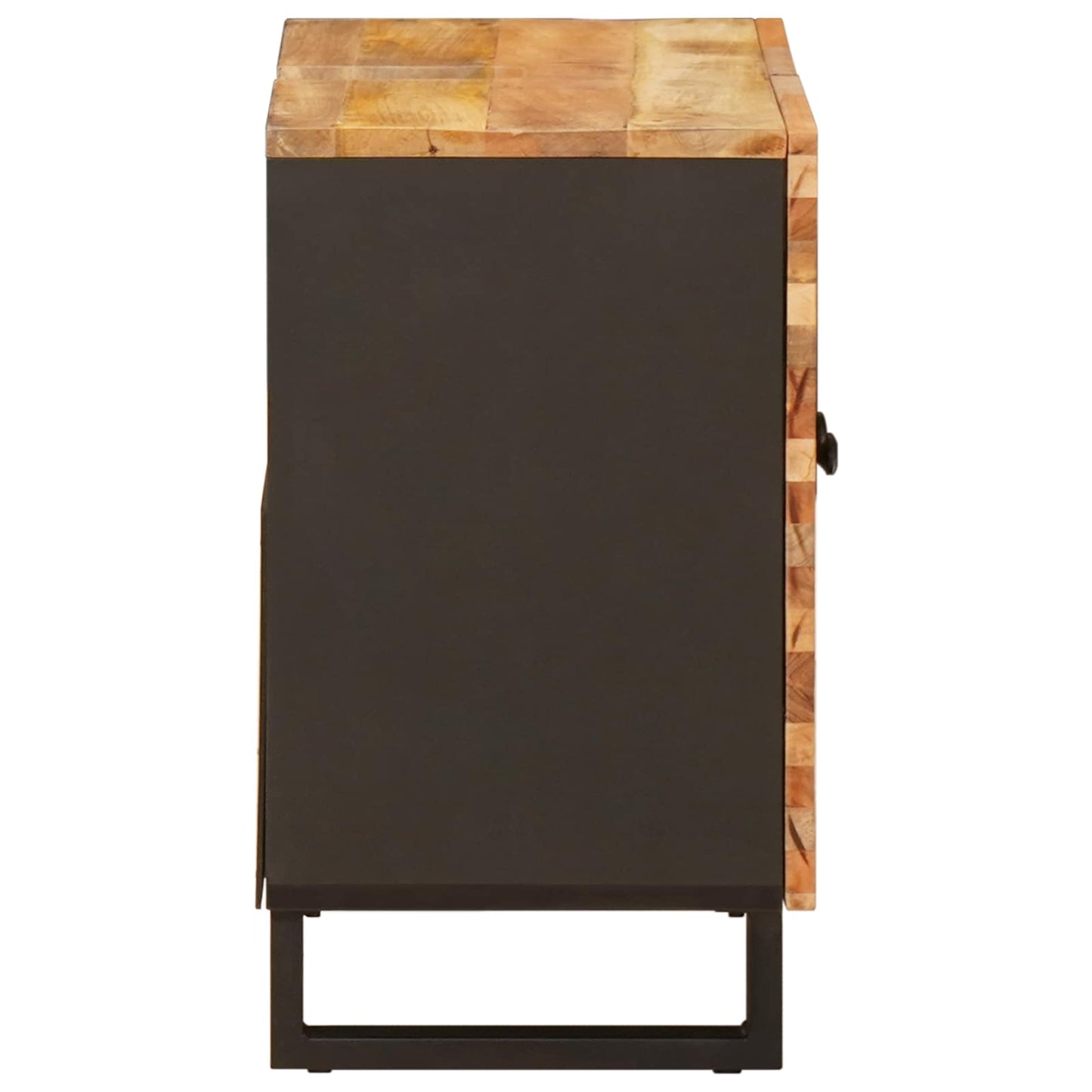vidaXL Waschbeckenschrank Natur 62 x 33 x 58 cm Massivholz Mango