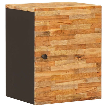 vidaXL Badezimmer Hängeschrank Natur 38 x 33 x 48 cm Massivholz Mango