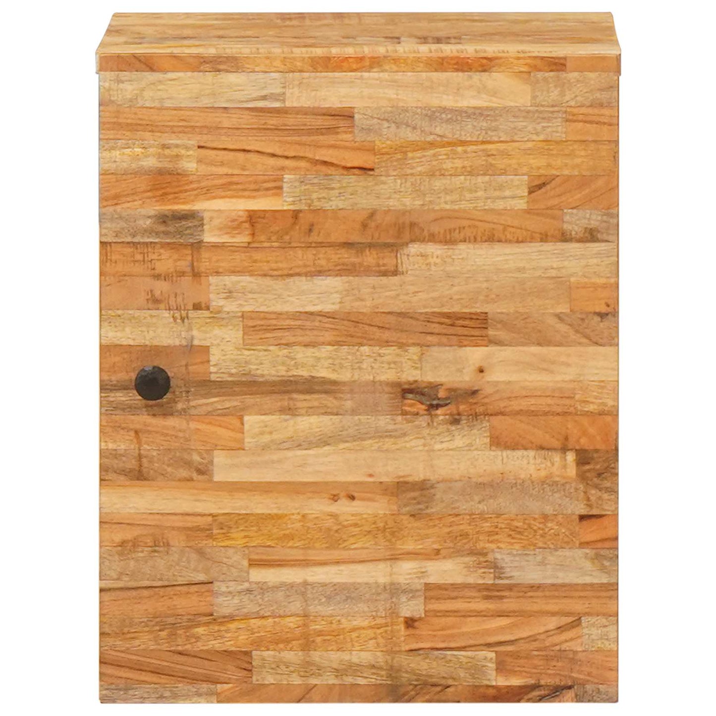 vidaXL Badezimmer Hängeschrank Natur 38 x 33 x 48 cm Massivholz Mango