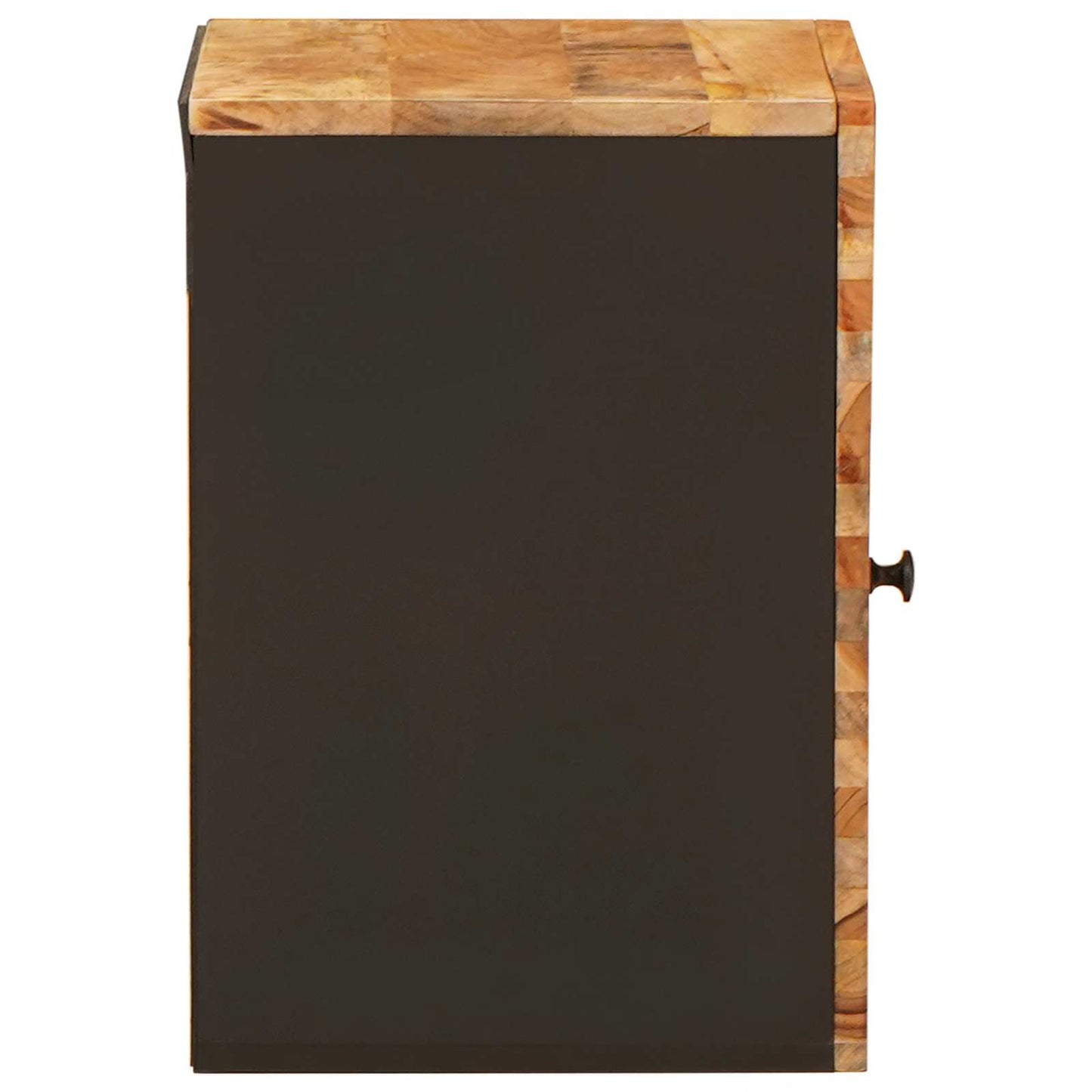 vidaXL Badezimmer Hängeschrank Natur 38 x 33 x 48 cm Massivholz Mango