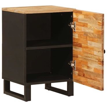 vidaXL Badezimmerschrank Natur 38 x 33 x 58 cm Massivholz Mango