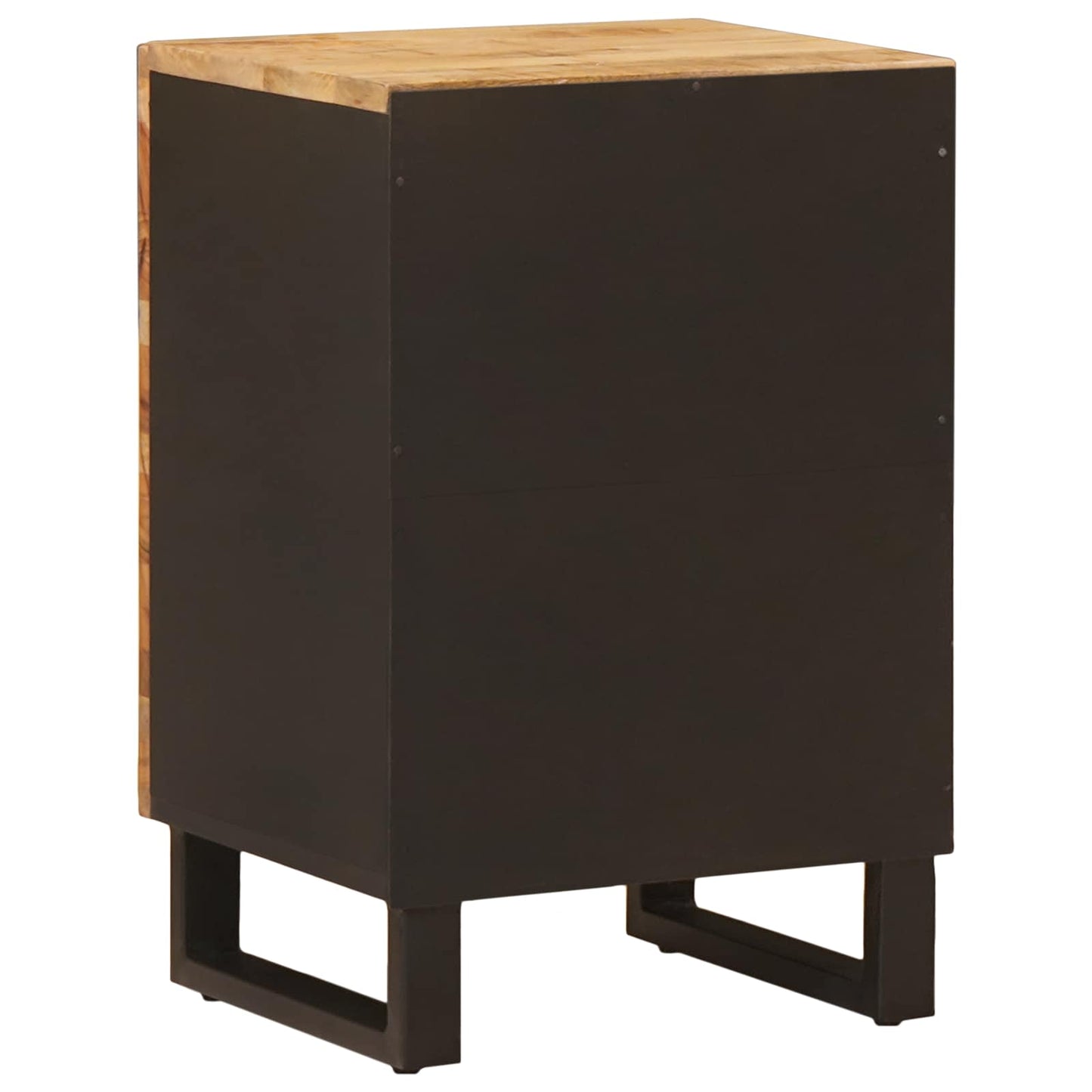 vidaXL Badezimmerschrank Natur 38 x 33 x 58 cm Massivholz Mango