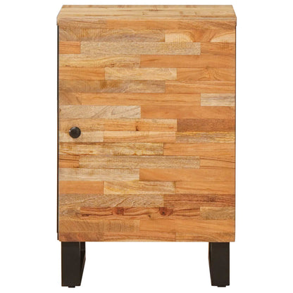 vidaXL Badezimmerschrank Natur 38 x 33 x 58 cm Massivholz Mango