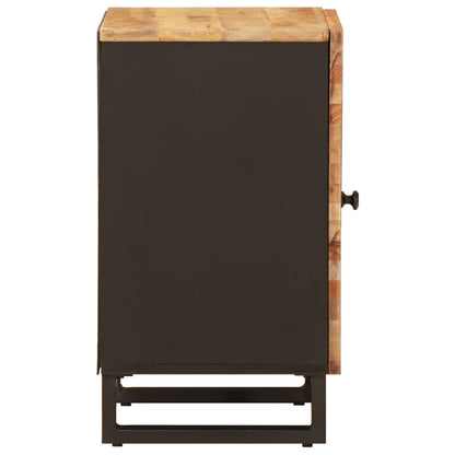 vidaXL Badezimmerschrank Natur 38 x 33 x 58 cm Massivholz Mango