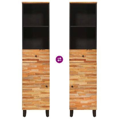 vidaXL Badezimmerschrank mit Schubladen Artisan-Eiche 38 x 33 x 160 cm