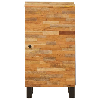 Seitenschrank mit Tür Braun 40 x 33 x 75 cm Massivholz Mango