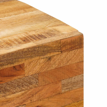 Seitenschrank mit Tür Braun 60 x 33 x 75 cm Massivholz Mango