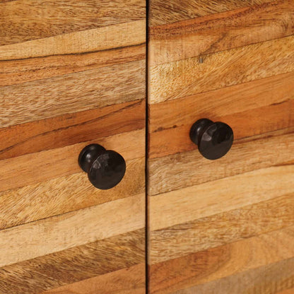 Seitenschrank mit Tür Braun 60 x 33 x 75 cm Massivholz Mango