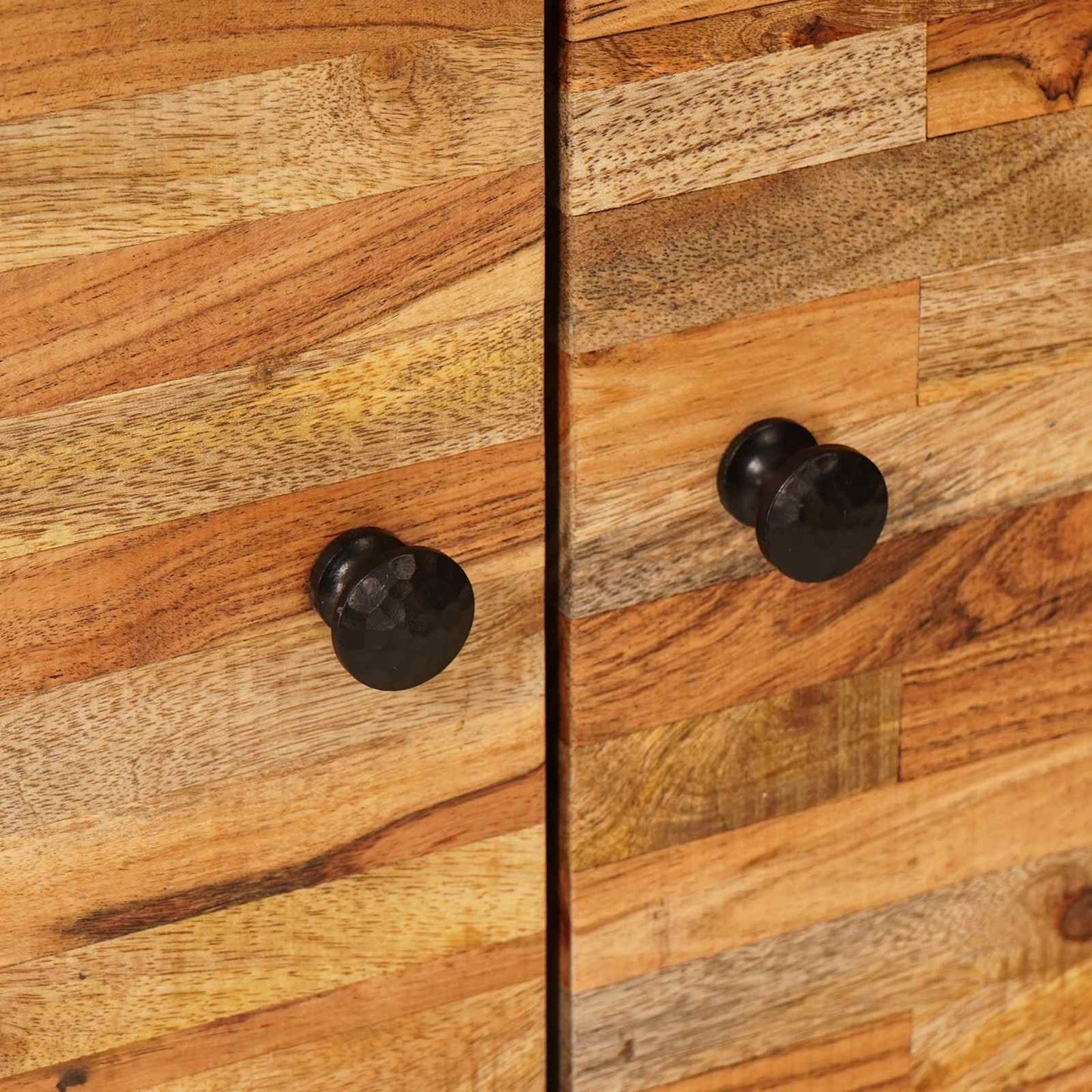 Aufbewahrung Highboard Braun 60 x 33 x 100 cm Massivholz Mango