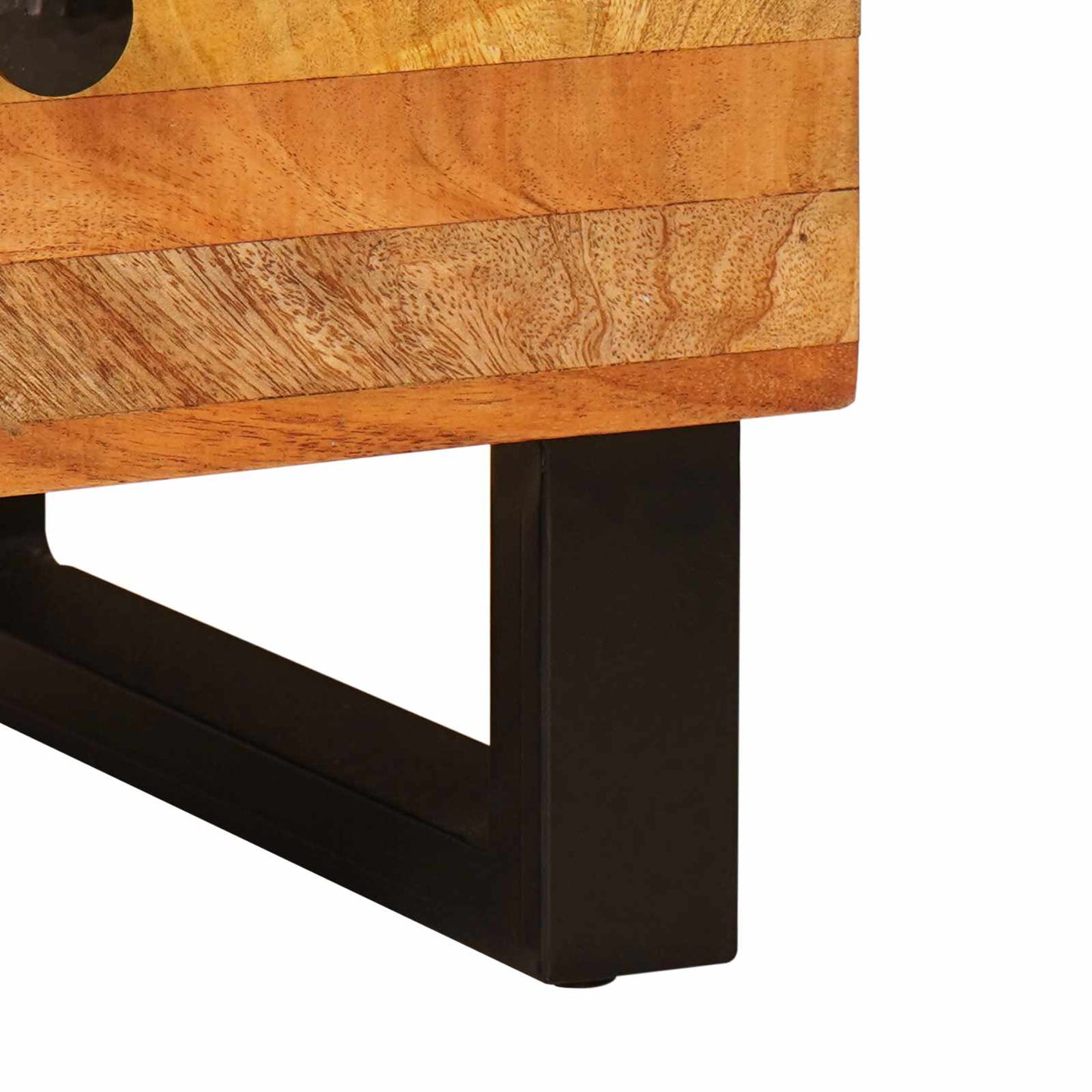 Aufbewahrung Highboard Braun 60 x 33 x 100 cm Massivholz Mango