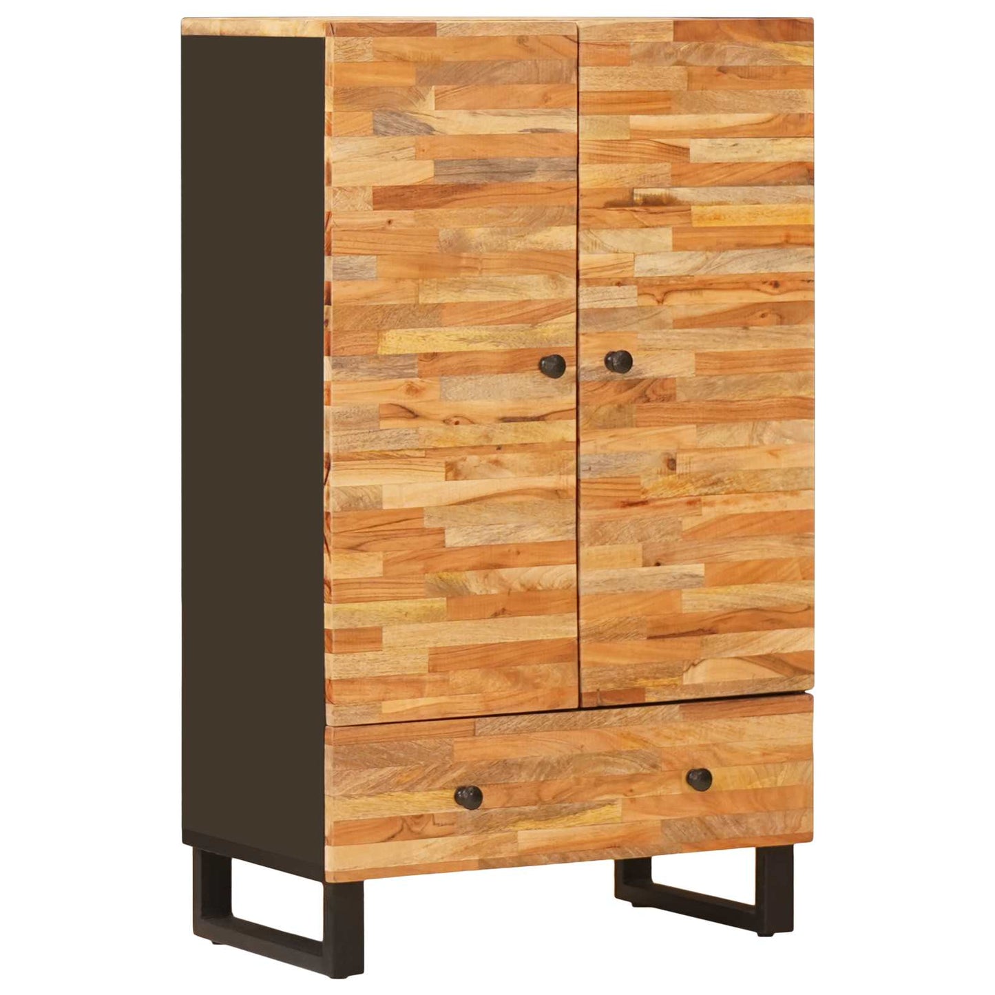 Aufbewahrung Highboard Braun 60 x 33 x 100 cm Massivholz Mango