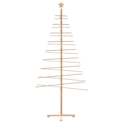 vidaXL Weihnachtsbaum Holz zum Schmücken 210 cm Massivholz Kiefer