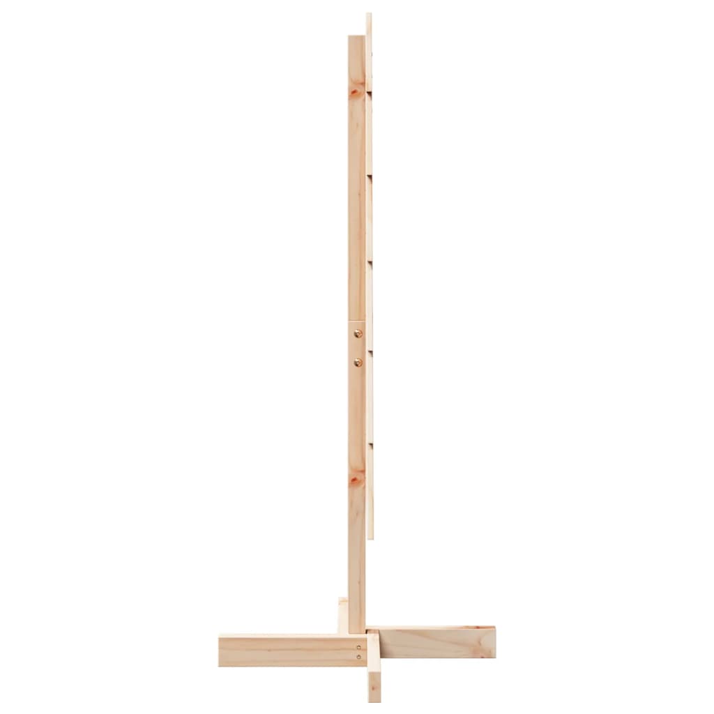 vidaXL Sapin de Noël à décorer 110 cm Bois massif