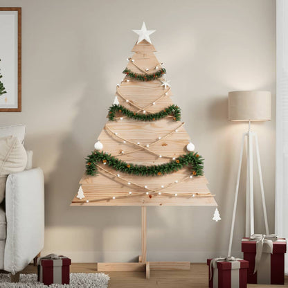 vidaXL Weihnachtsbaum zum Schmücken 150 cm Massivholz