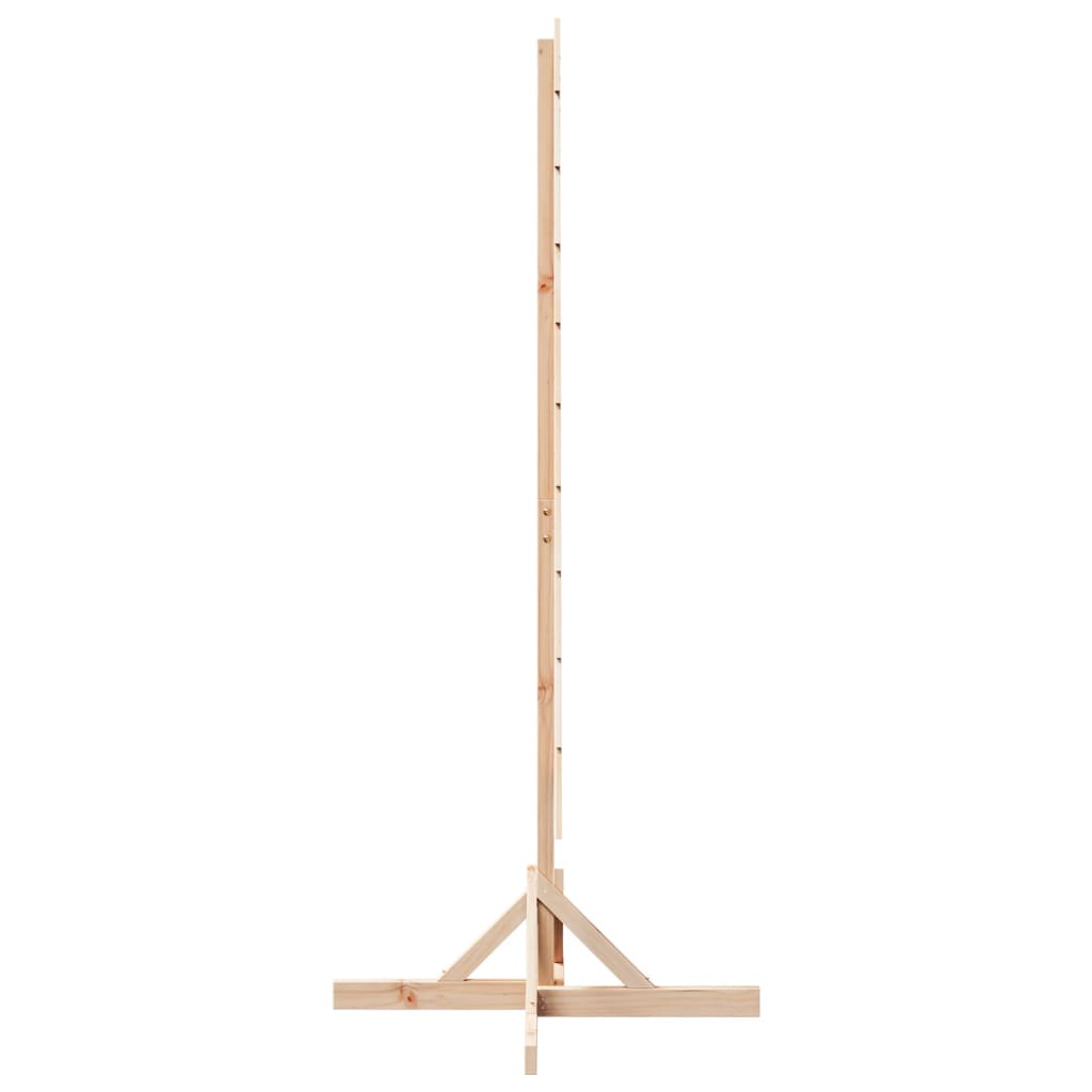 vidaXL Sapin de Noël à décorer 180 cm Bois massif