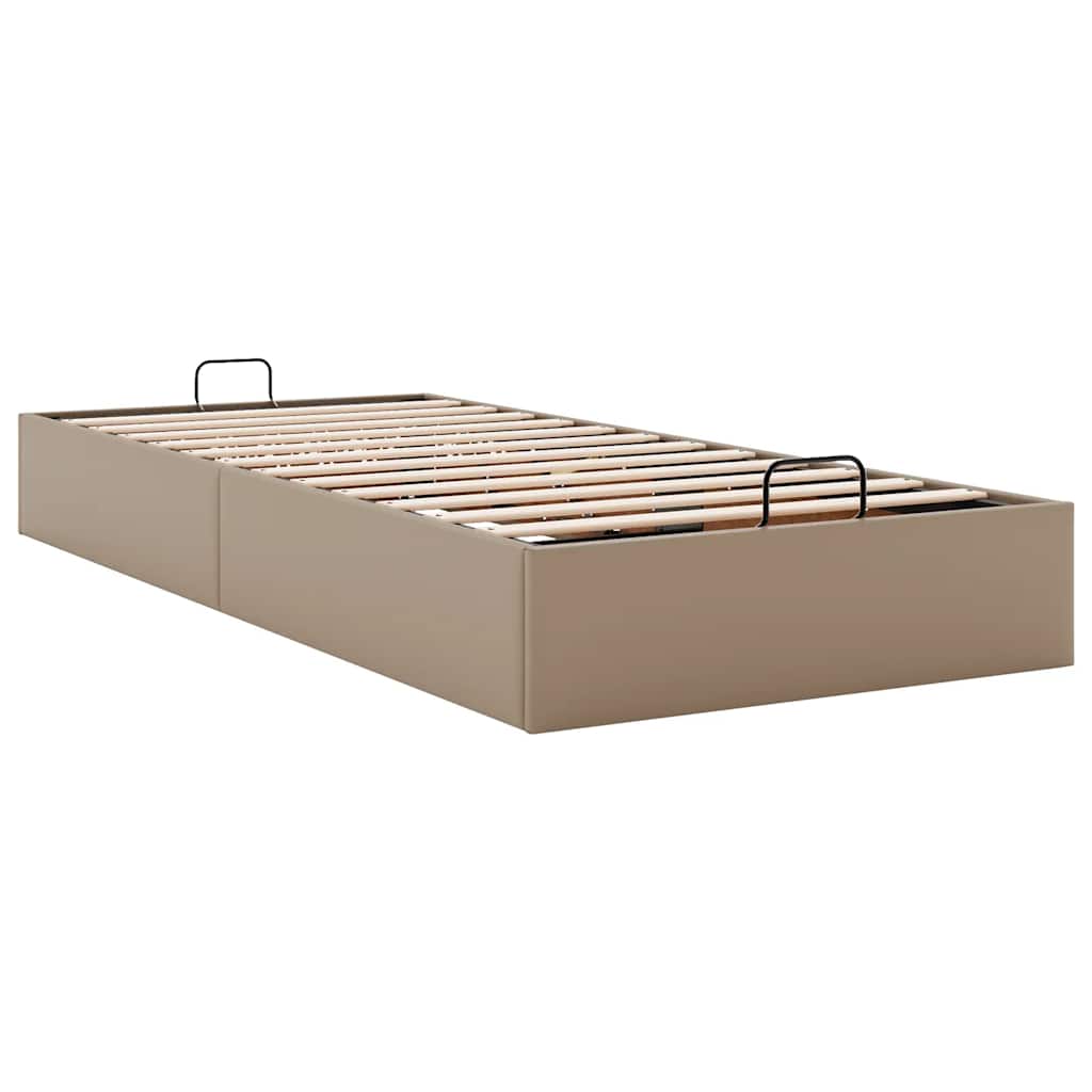 vidaXL Ottoman-Bett ohne Matratze Cappuccino-Braun 80x200cm Kunstleder