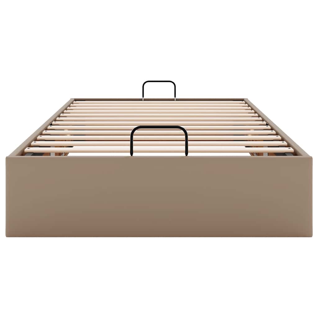 vidaXL Ottoman-Bett ohne Matratze Cappuccino-Braun 80x200cm Kunstleder