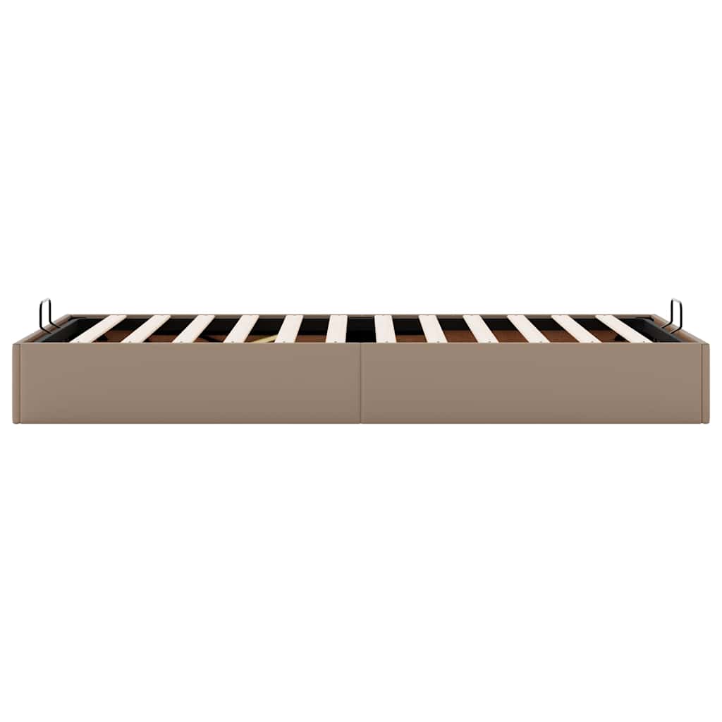 vidaXL Ottoman-Bett ohne Matratze Cappuccino-Braun 80x200cm Kunstleder