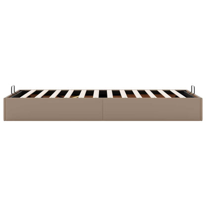 vidaXL Ottoman-Bett ohne Matratze Cappuccino-Braun 80x200cm Kunstleder