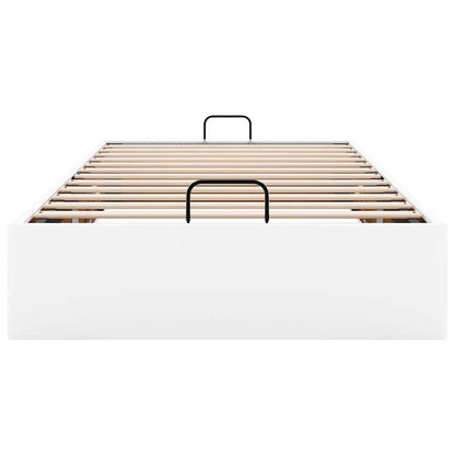 vidaXL Ottoman-Bett ohne Matratze Weiß 90x200 cm Kunstleder