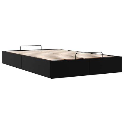 vidaXL Ottoman-Bett ohne Matratze Schwarz 120x200 cm Kunstleder
