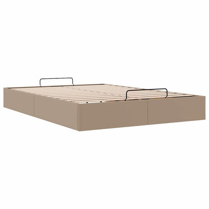 Ottoman-Bett ohne Matratze Cappucino 140x200cm Kunstleder