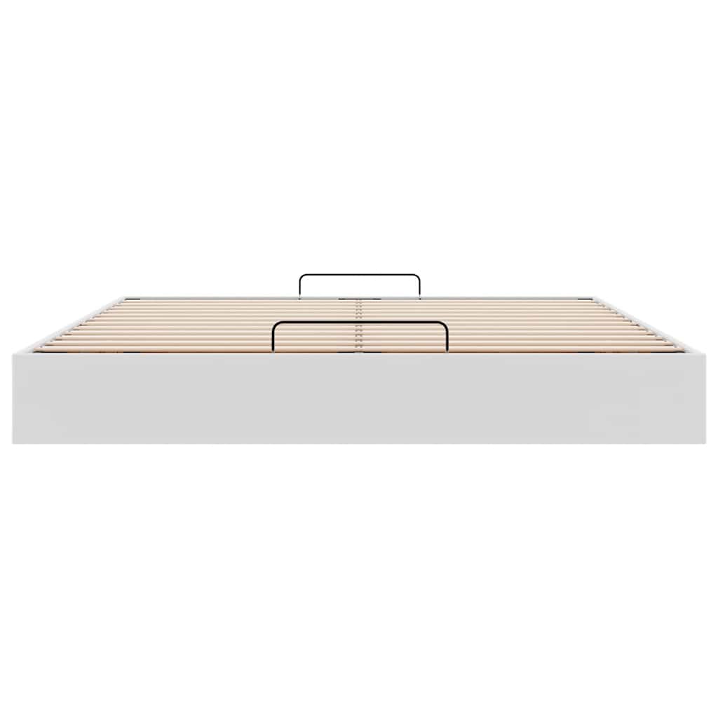 vidaXL Ottoman-Bett ohne Matratze Weiß 180x200 cm Kunstleder
