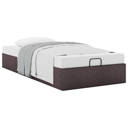 vidaXL Ottoman-Bett ohne Matratze Dunkelbraun 80x200 cm Stoff