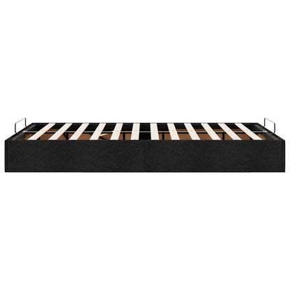 vidaXL Ottoman-Bett ohne Matratze Schwarz 120x190 cm Stoff