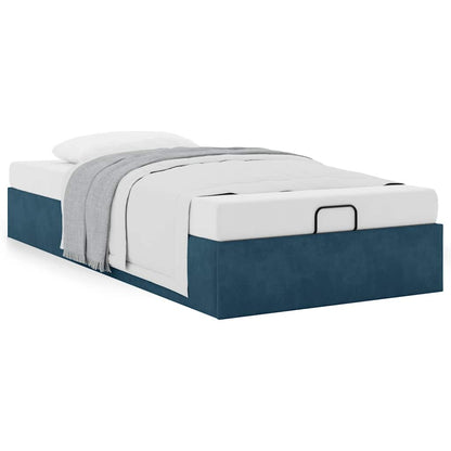 vidaXL Ottoman-Bett ohne Matratze Dunkelblau 80x200 cm Samt