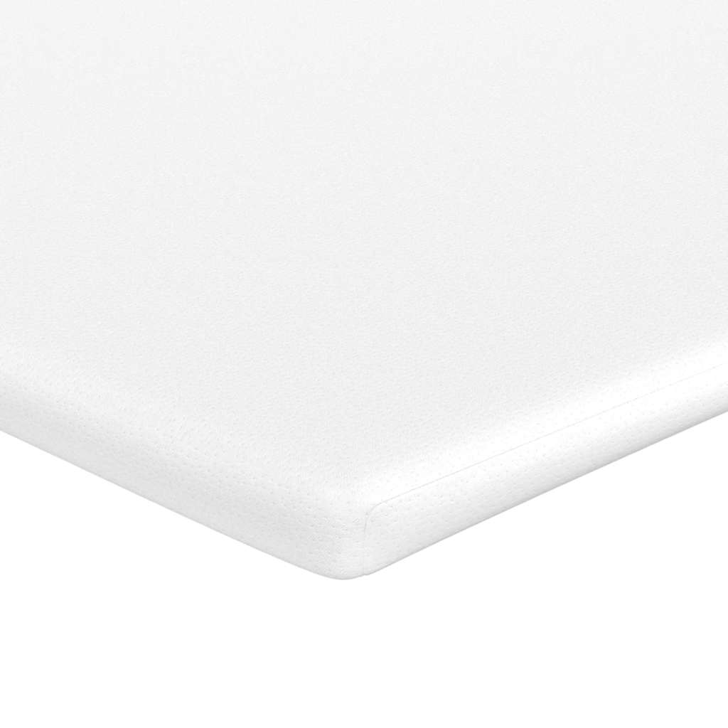 vidaXL Ottoman-Bett mit Matratze Weiß 160x200 cm Kunstleder