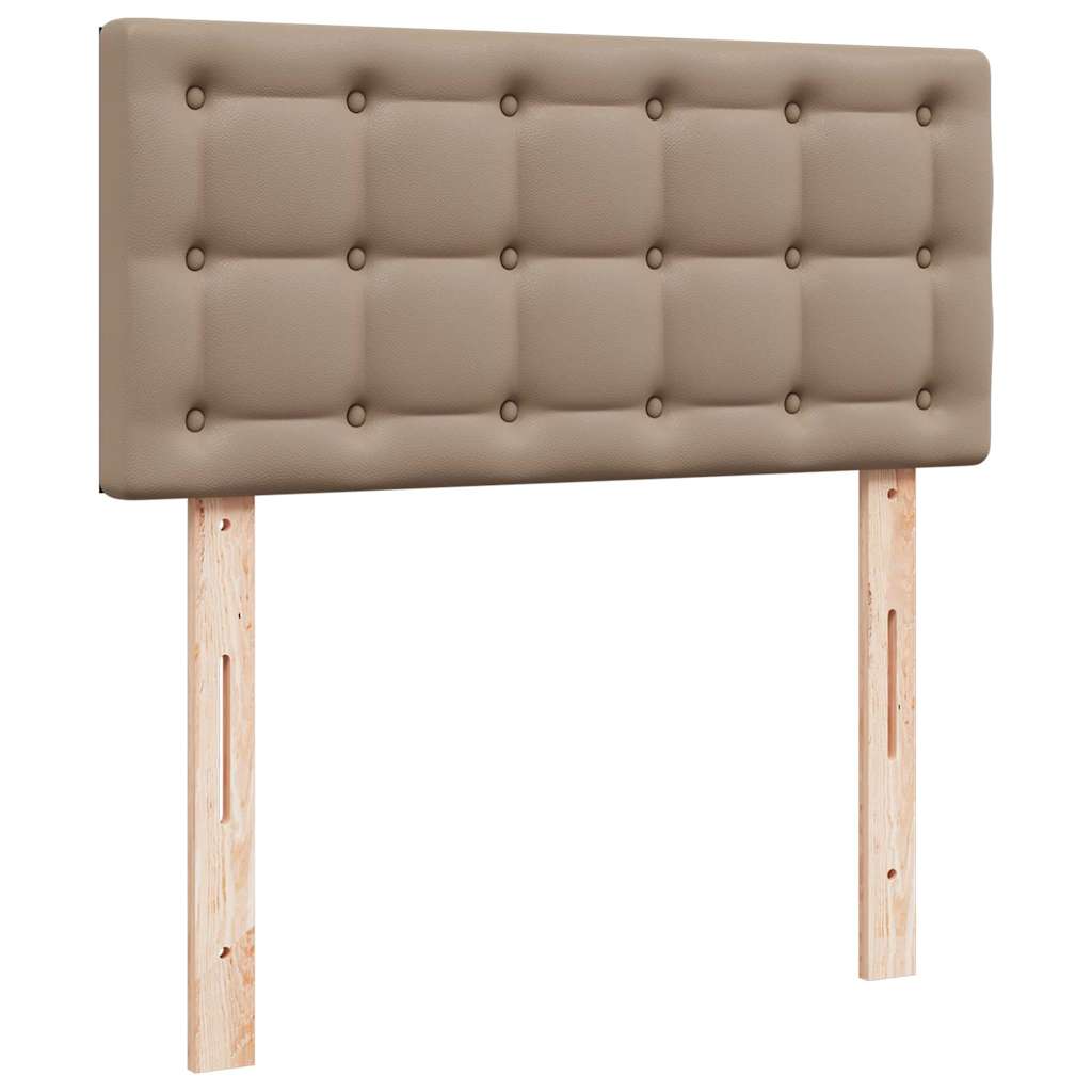 vidaXL Ottoman-Bett mit Matratze Cappuccino-Braun 80x200 cm Kunstleder