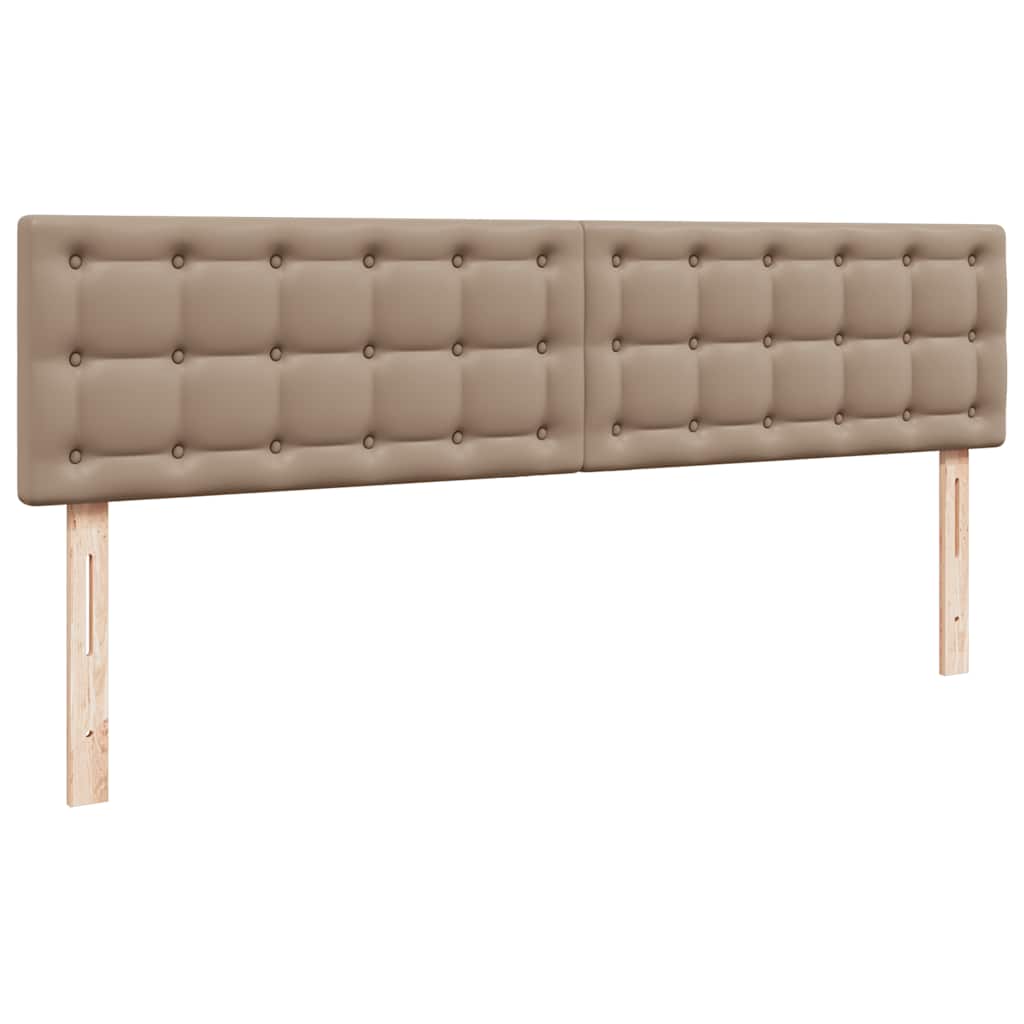 Ottoman-Bett mit Matratze Cappuccino-Braun 180x200cm Kunstleder