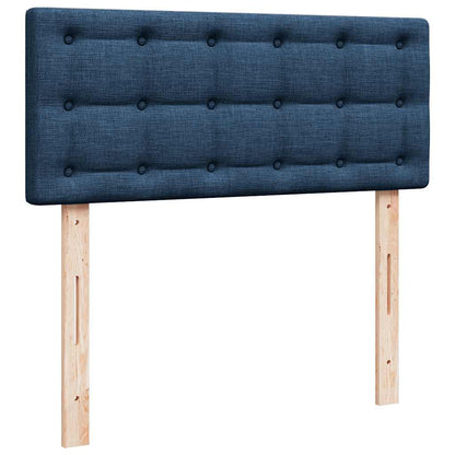 vidaXL Ottoman-Bett mit Matratze Blau 120x190 cm Stoff