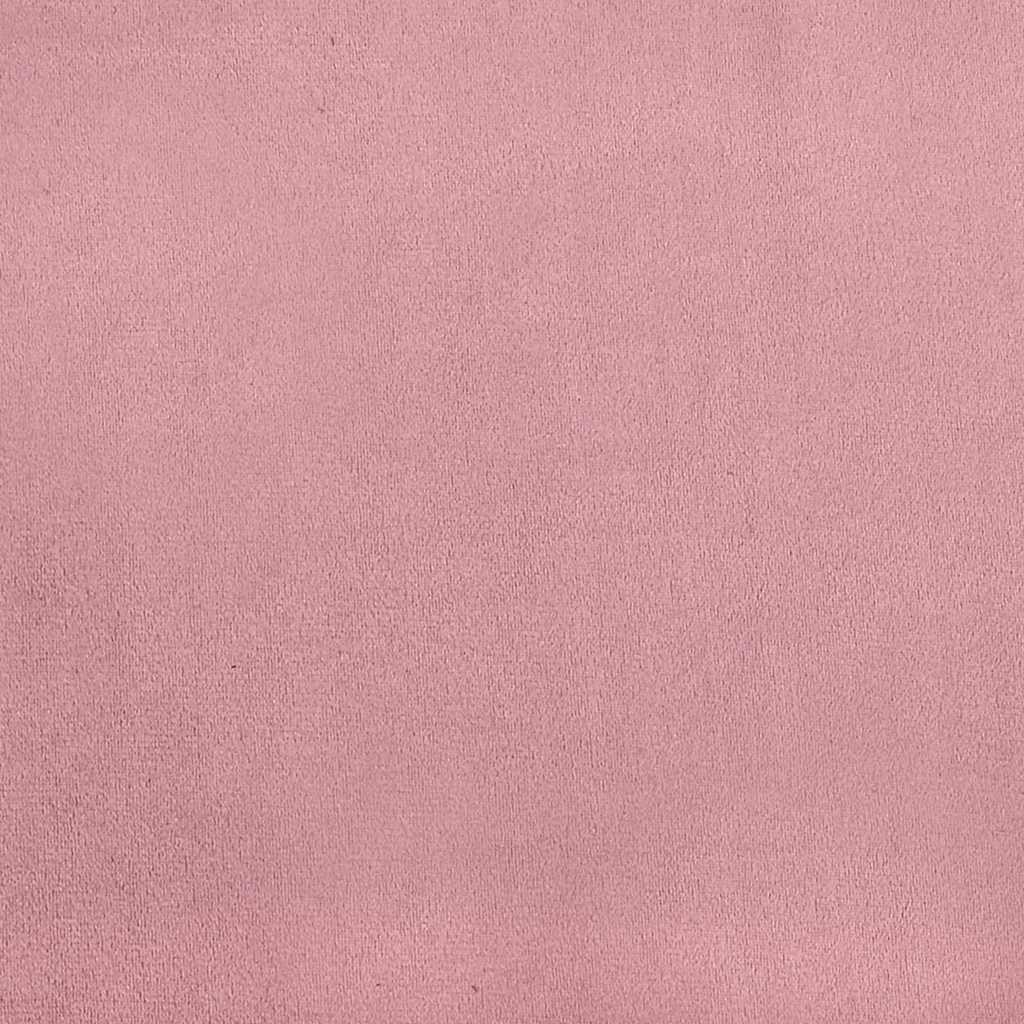 vidaXL Ottoman-Bett mit Matratze Rosa 100x200 cm Samt