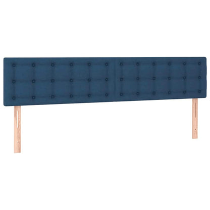 vidaXL Ottoman-Bett mit Matratzen Blau 180x200 cm Stoff