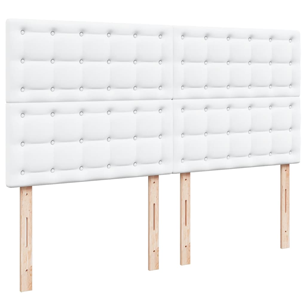 vidaXL Lit ottoman avec matelas blanc 180x200 cm similicuir