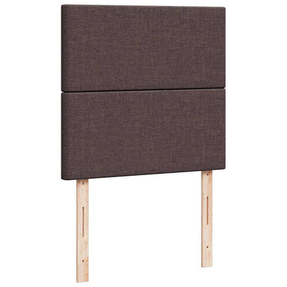 vidaXL Ottoman-Bett mit Matratze Dunkelbraun 80x200 cm Stoff
