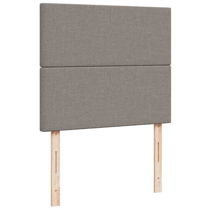 vidaXL Lit ottoman avec matelas et LED Taupe 120x200 cm Tissu